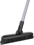 MR.SIGA Heavy Duty Grout Scrub Brush with Long Handle, Shower Floor Scrubber