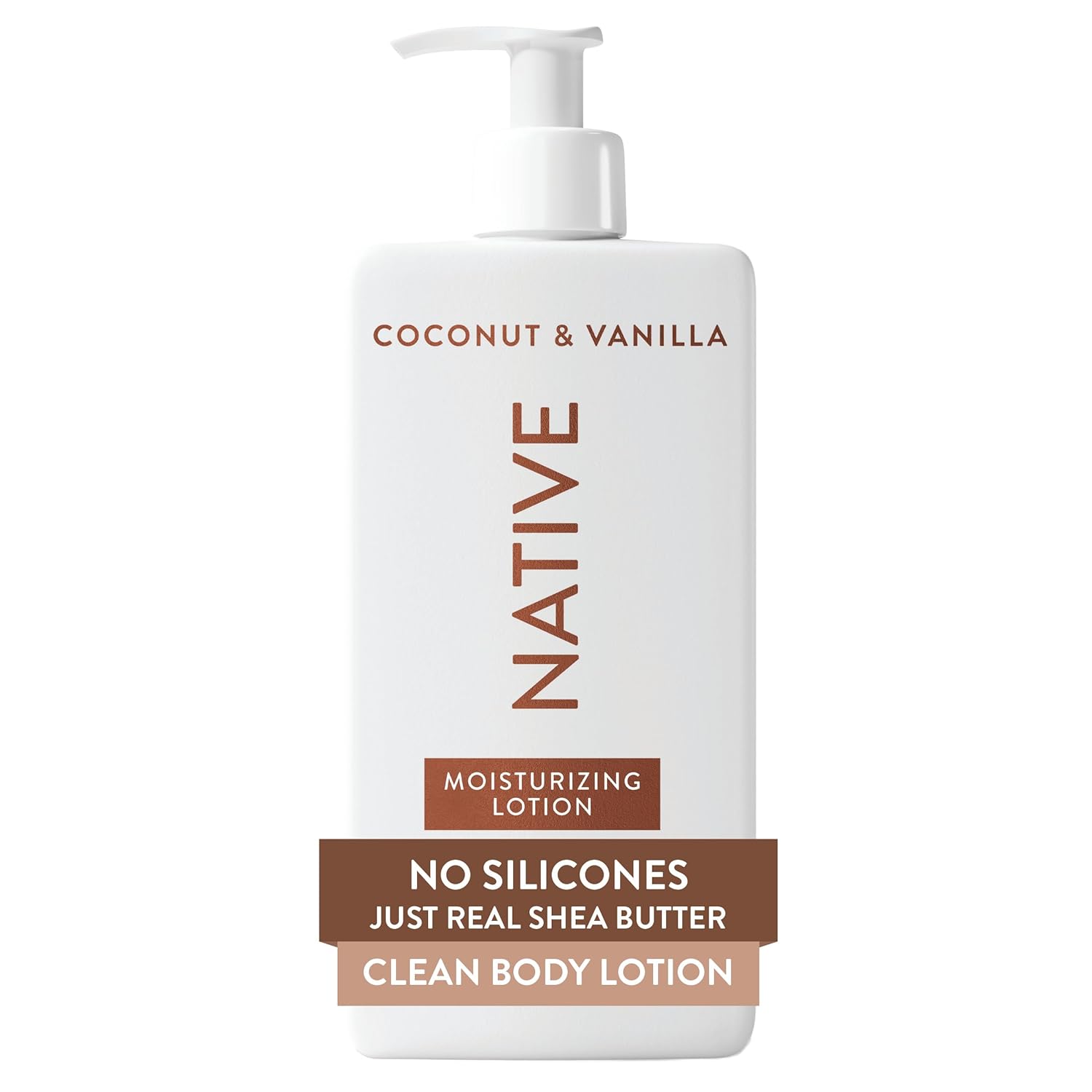Native Body Lotion, Coconut & Vanilla, 48-Hour Hydration for Dry & Sensitive