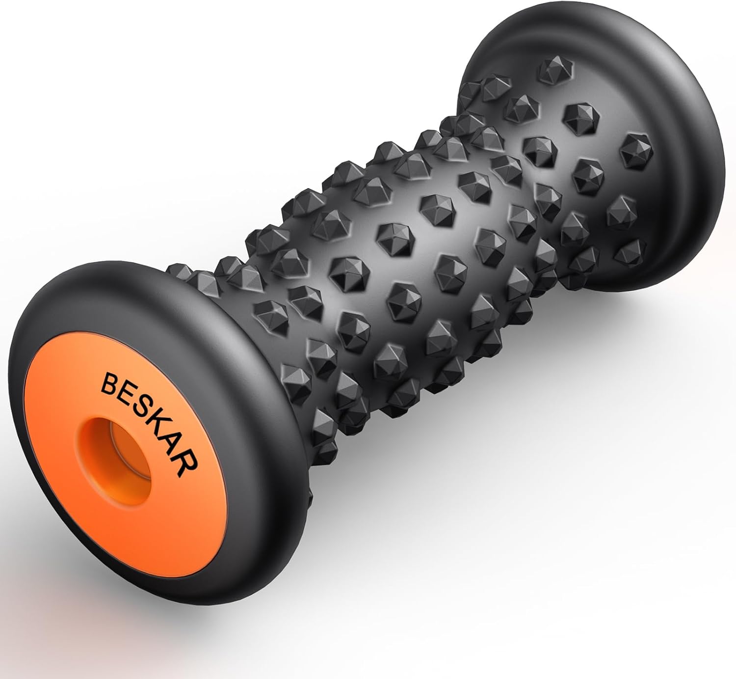 BESKAR Foot Massager Roller for Plantar Fasciitis Relief, Portable, Deep