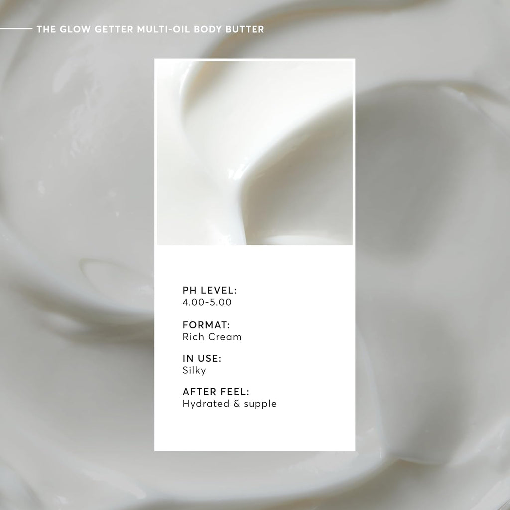 Naturium The Glow Getter Whipped Multi-Oil Body Butter, Firming Cream & Body