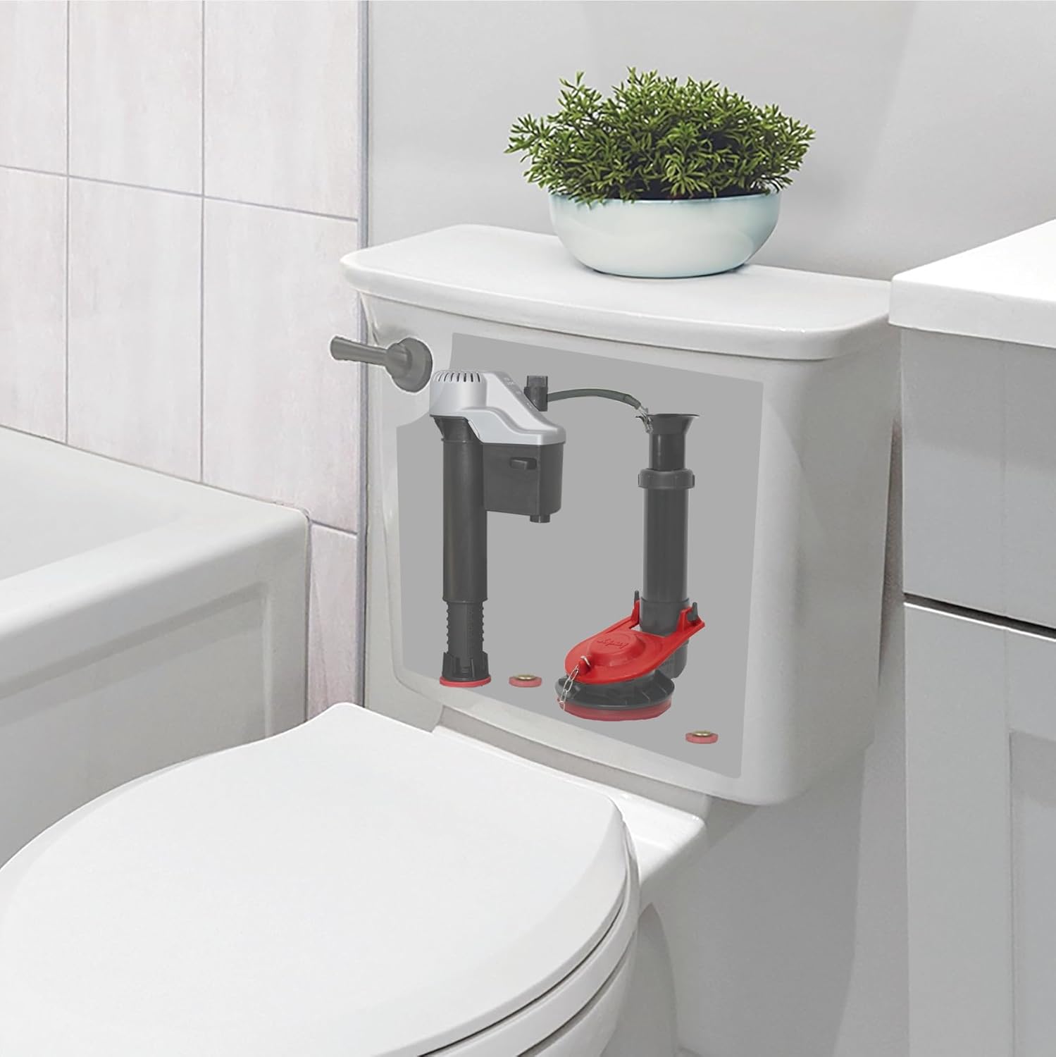 Korky Ultra Standard 2-Inch Universal Toilet Flapper - Long Lasting Rubber