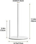 Paper Towel Holder White Kitchen Roll Holder, Paper Towel Holder for Kitchen