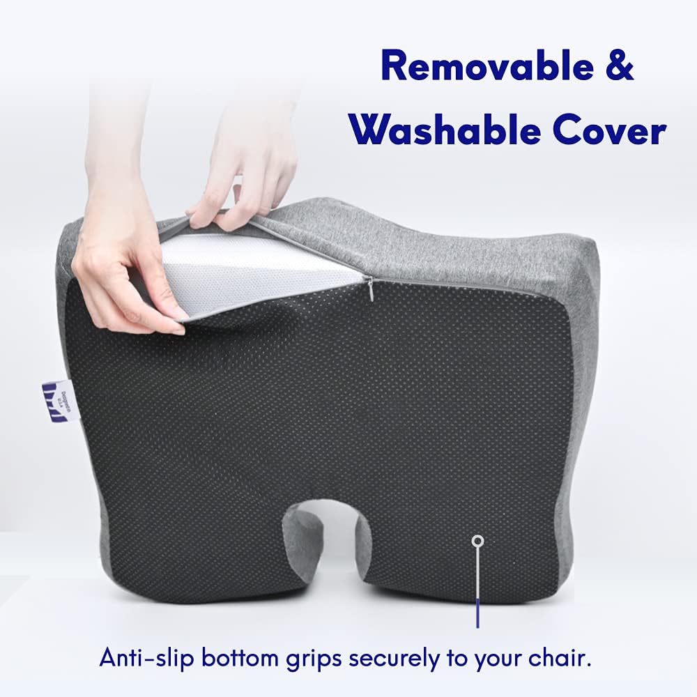Cushion Lab Patented Pressure Relief Seat Cushion for Long Sitting Hours on