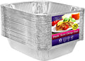 Aluminum Pans Half Size, 9X13, Extra Heavy Duty Disposable Foil Pans For Baking