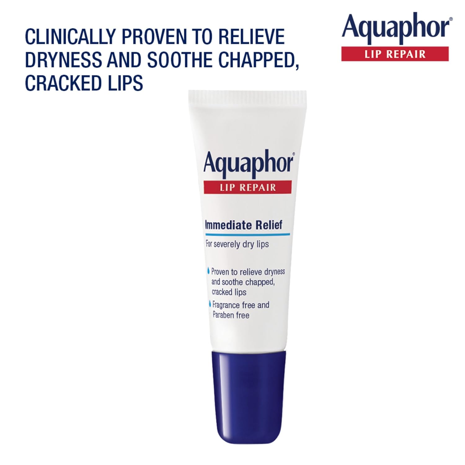 Aquaphor Lip Repair Ointment, Moisturizing Lip Balm Pack, Relieves Dryness