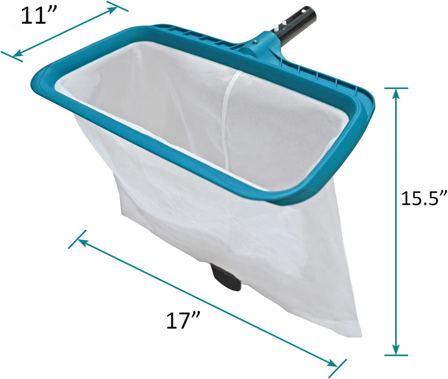 POOLWHALE Professional Pool Skimmer Net, Heavy Duty Swimming Leaf Rake