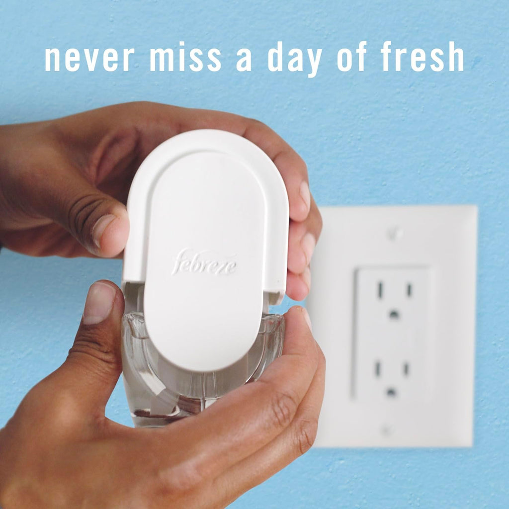Febreze Plug-in Air Freshener, Odor-Fighting Scented Oil Refill, Air