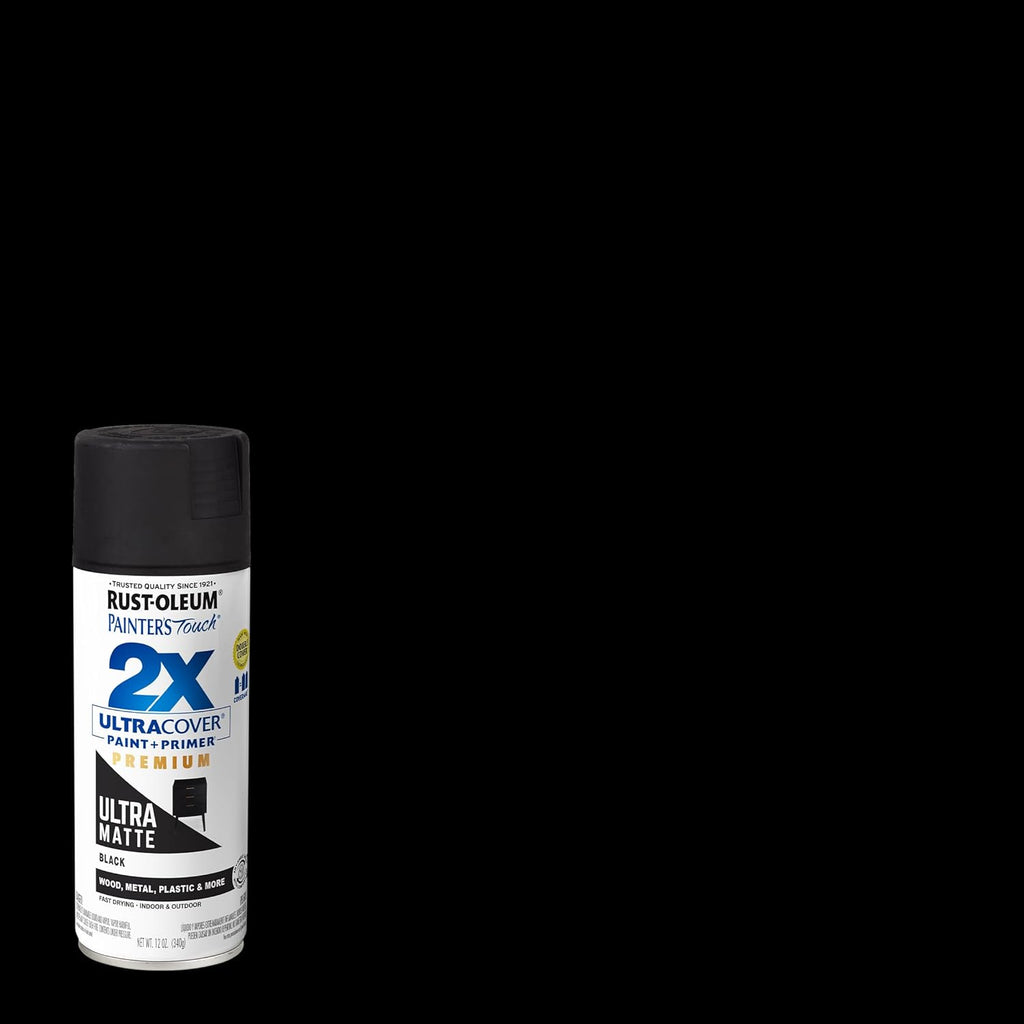 Rust-Oleum 331182 Painter's Touch 2X Ultra Cover Spray Paint, 12 oz, Ultra
