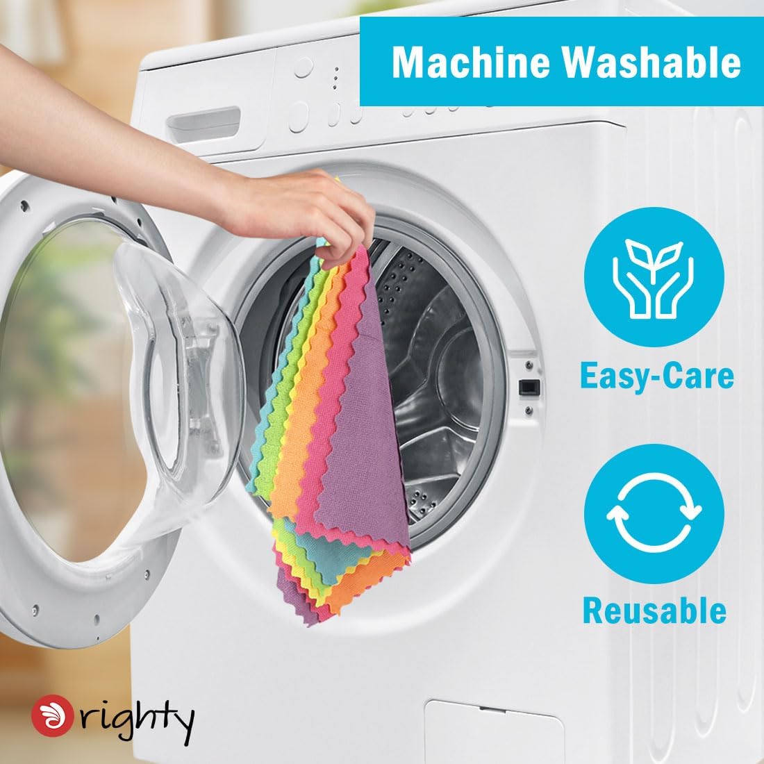 Orighty Microfiber Cleaning Cloth, 24 Pack Highly Absorbent Cleaning Rags