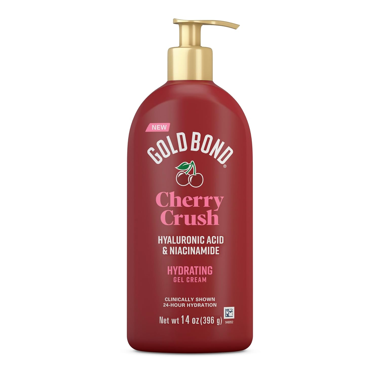 Gold Bond Cherry Crush Hydrating Gel Cream, Juicy Cherry Crush Scent, 24-Hour