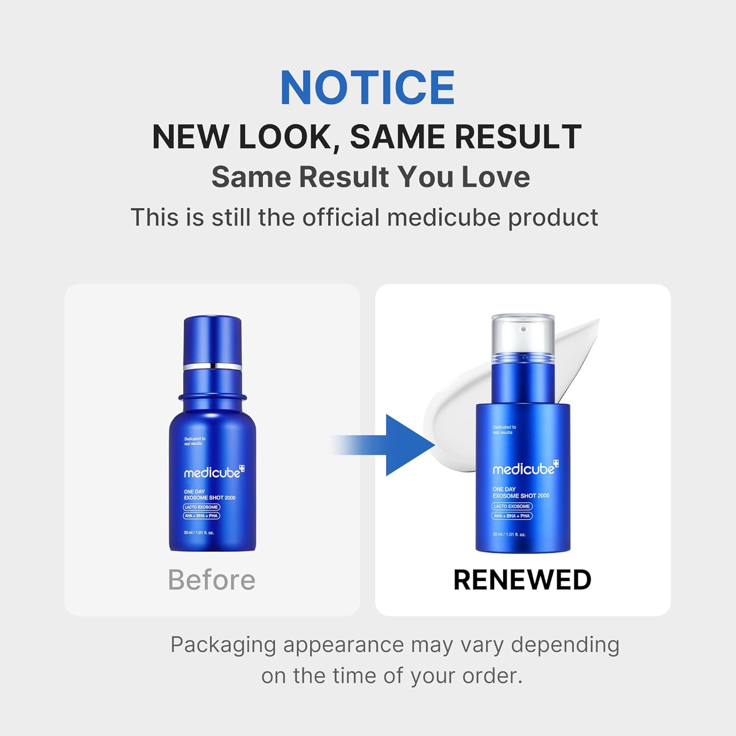 medicube Exosome Shot Zero 2,000 PPM Spicule Facial Serum