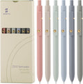 Ddaowanx Gel Pens, 6 Pcs 0.5mm Quick Dry Black Ink Pens Fine Point Smooth