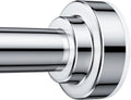 TEECK Shower Curtain Rod, 32-80 inch Adjustable Spring Tension Curtain Rod