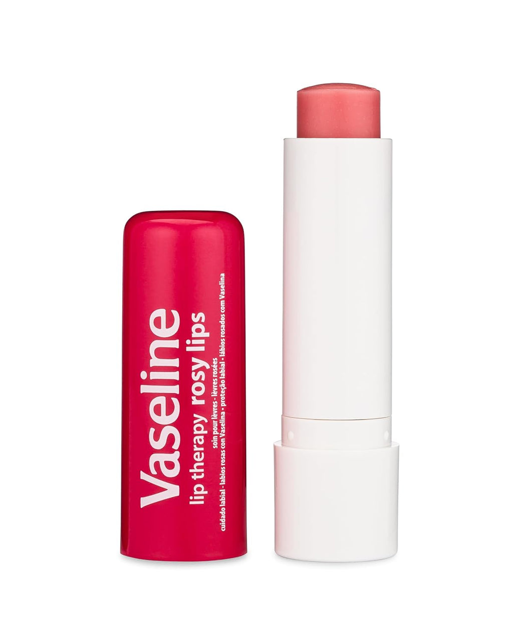 Vaseline Lip Therapy Care Rosy, Fast-Acting Nourishment, Ideal for Chapped