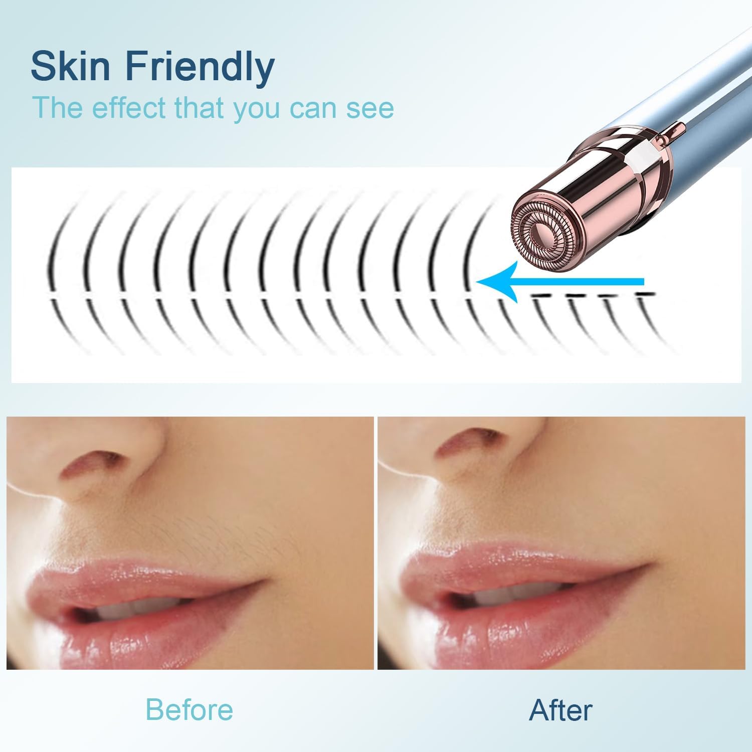 innobeaut Facial Hair Removal for Women, Electric Painless Facial Hair