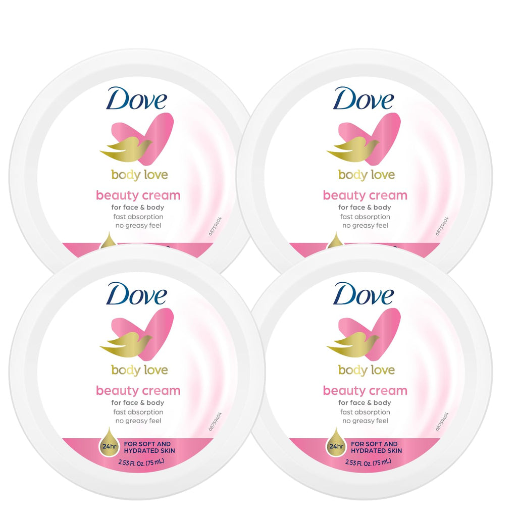Dove Nourishing Body Care, Face, Hand, and Body Beauty Cream for Normal to
