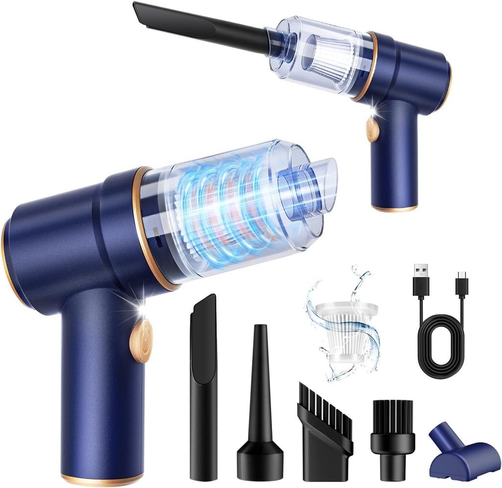 KMM Handheld Car Vacuum Cleaner, 9000Pa Vacuum Cleaner and Air Duster, 120W