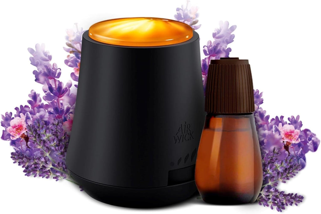 Air Wick Essential Mist Starter Kit, Diffuser + 1 Refill, Lavender and Almond
