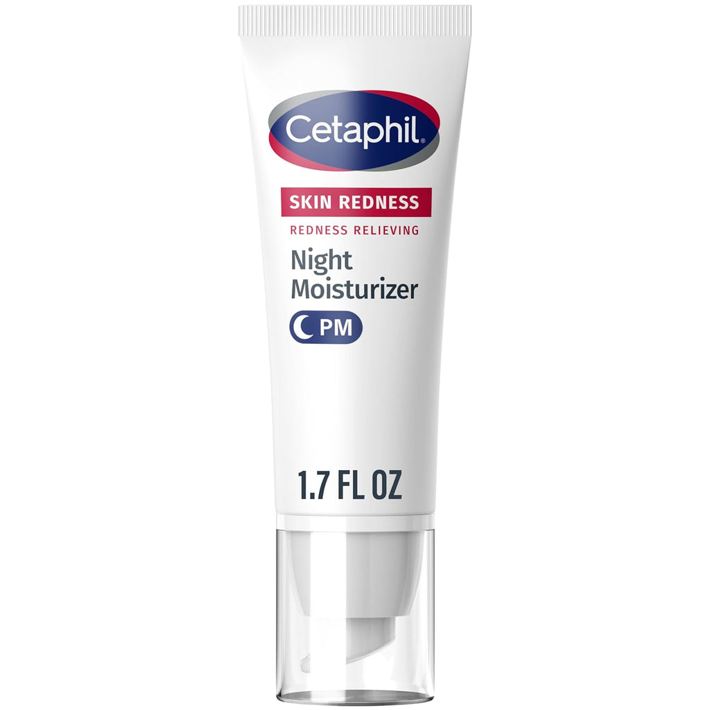 Cetaphil Night Cream, Redness Relieving Night Moisturizer for Face, 1.7 fl