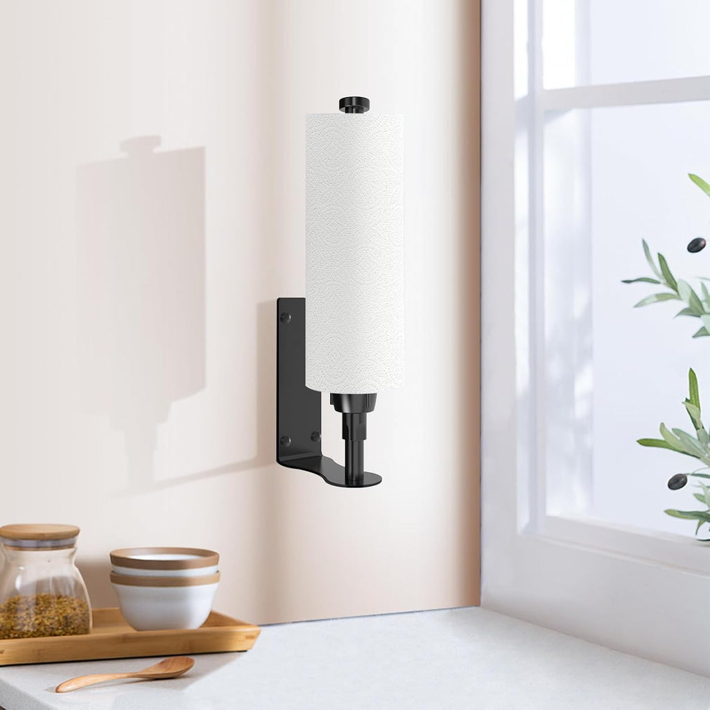 SetSail Paper Towel Holder, Single Hand Operable Paper Towel Holder Under