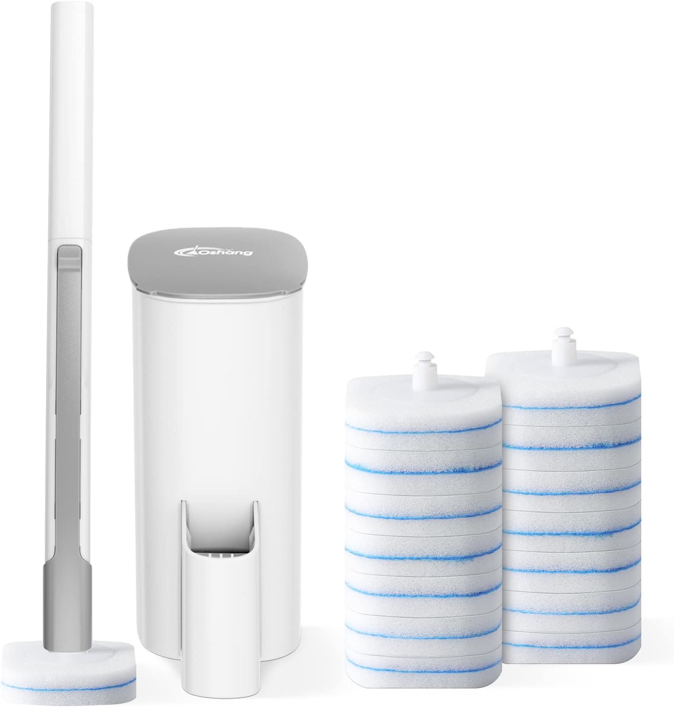 oshang Disposable Toilet Brush - Toilet Bowl Cleaner, Toilet Cleaning
