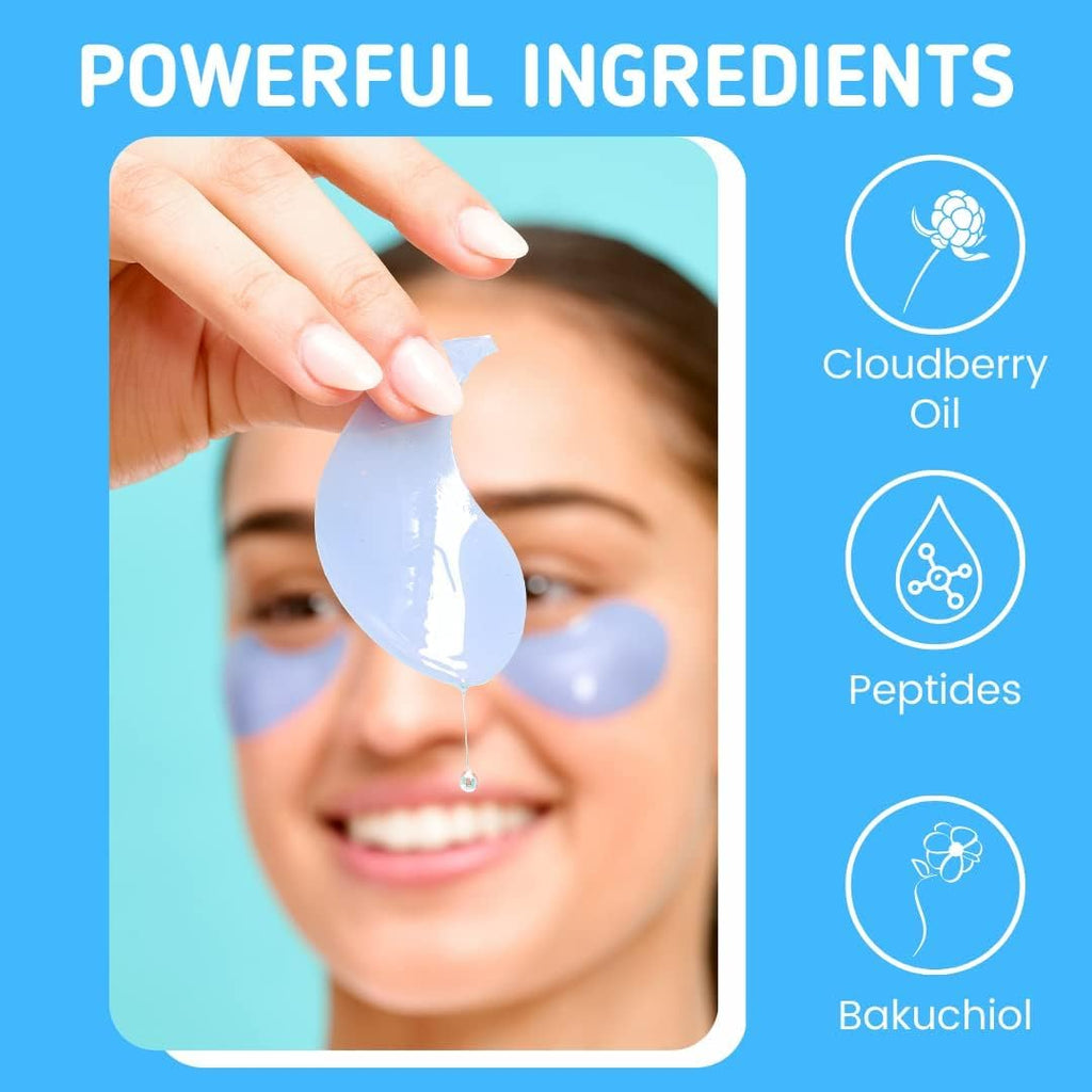 Patchology Iced Cooling Under Eye Mask Patches with Peptides, Cloudberry Oil