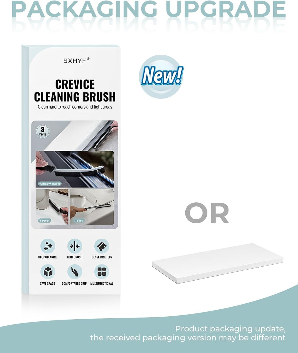 SXhyf Crevice Cleaning Brush - Grout Scrub Brush, House Cleaning Supplies