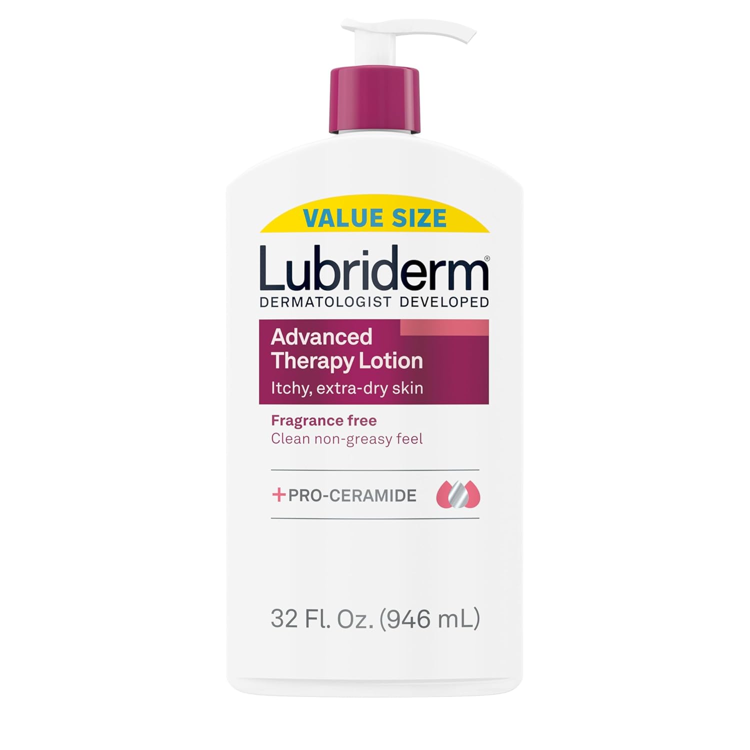 Lubriderm Advanced Therapy Fragrance-Free Moisturizing Hand & Body Lotion +