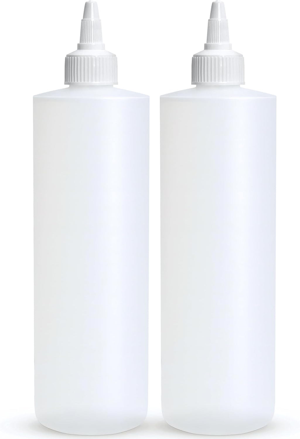 BRIGHTFROM Condiment Squeeze Bottles, 16 OZ Empty Squirt Bottle with Twist
