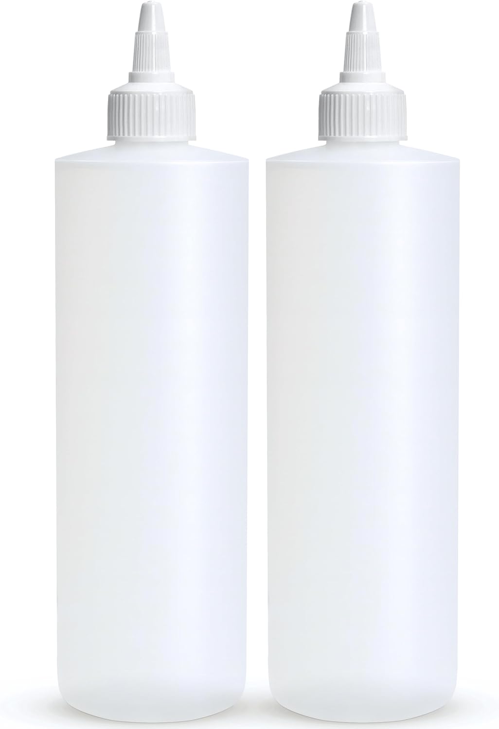 BRIGHTFROM Condiment Squeeze Bottles, 16 OZ Empty Squirt Bottle with Twist