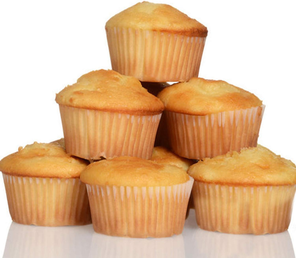 Caperci Standard Natural Cupcake Liners 500 Count, No Smell, Grease-Proof