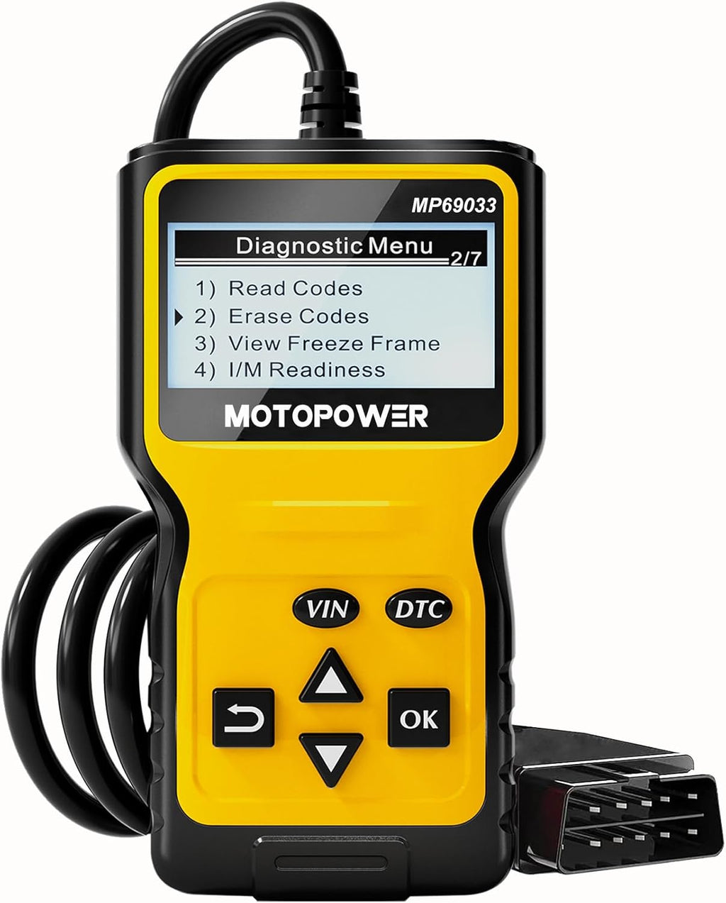 MOTOPOWER MP69033 Car OBD2 Scanner Code Reader Engine Fault Scanner CAN