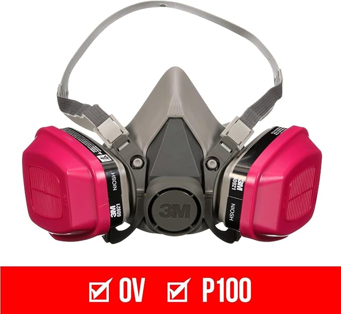 3M P100/OV Odor/Particulate Multi-Purpose Reusable Respirator 65021