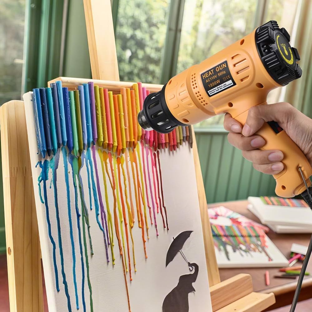 SEEKONE Heat Gun 1800W 122‰ãä-1202‰ãä•?ö50‰ãÄ- 650‰ãĕ?äFast Heating Heavy