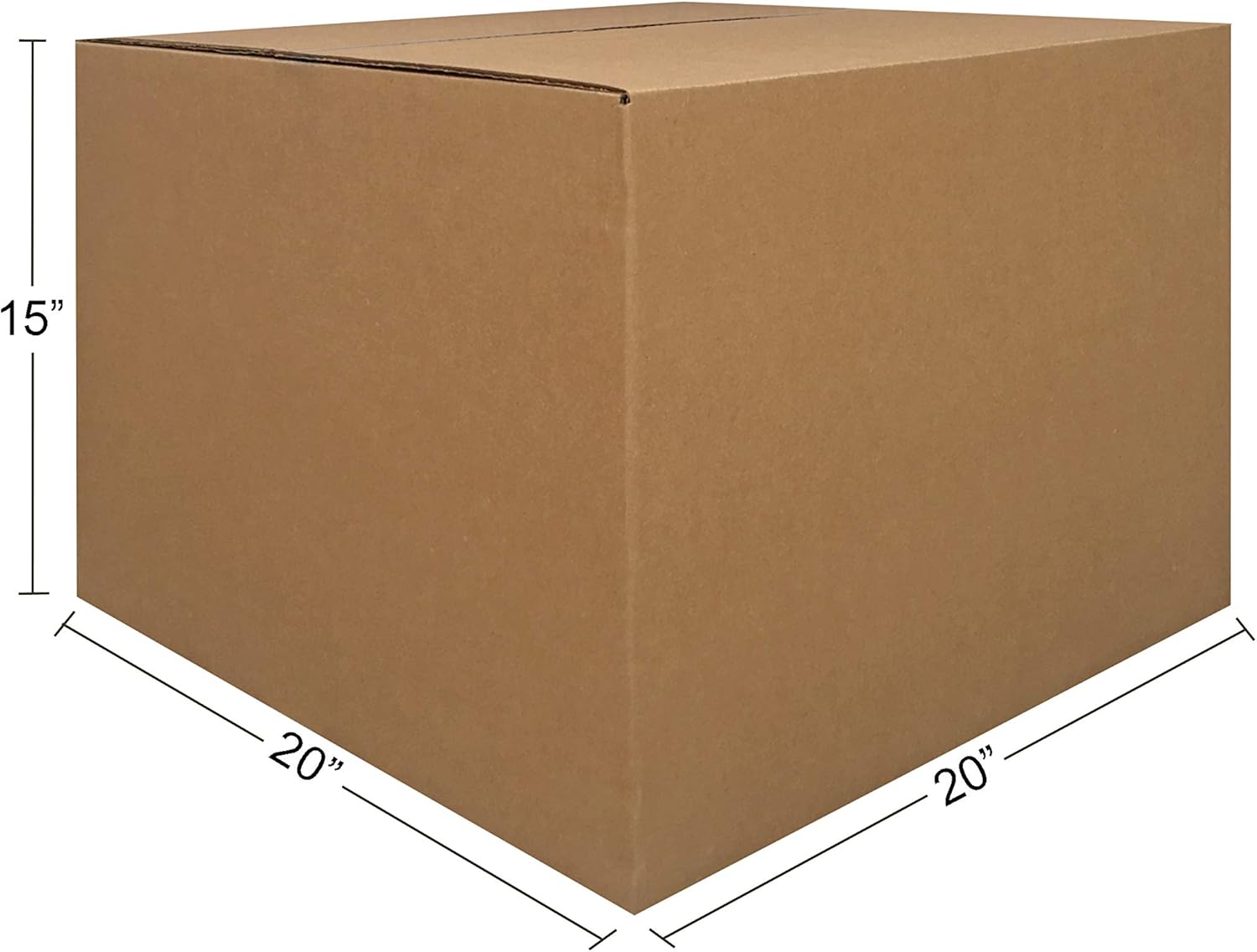 Amazon Basics Cardboard Moving Boxes for Packing and Shipping, Large Size