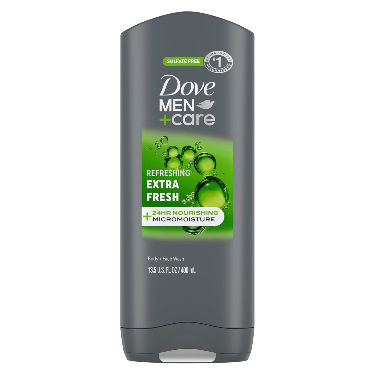 DOVE Men + Care Body Wash and Face for Fresh, Healthy-Feeling Skin Extra