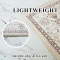 2x6 Hallway Washable Runner Rug : Vintage Soft Kitchen Laundry Runner with