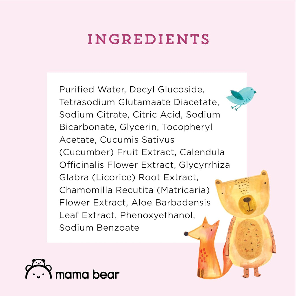 Amazon Brand - Mama Bear 99% Water Baby Wipes, Hypoallergenic, Fragrance