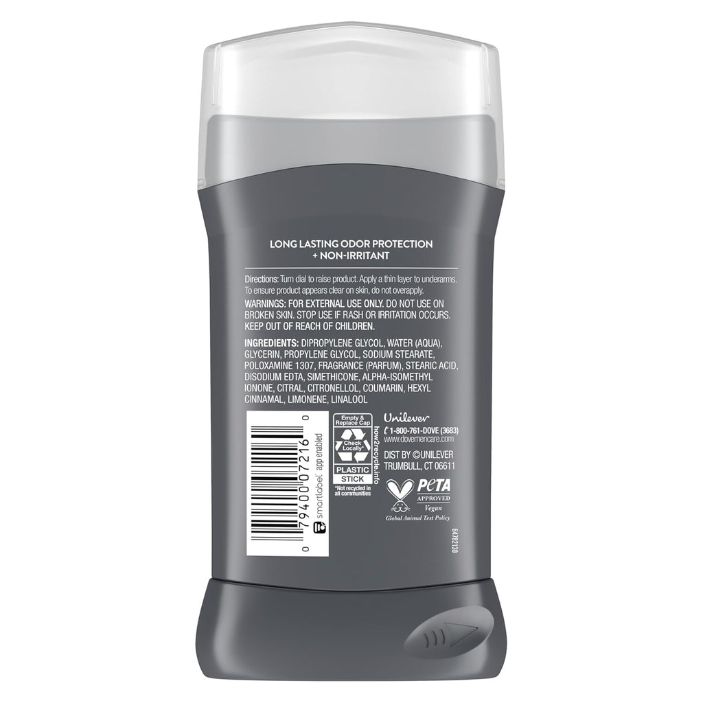 DOVE MEN + CARE Deodorant Stick for Men Clean Comfort 4 Count Aluminum Free