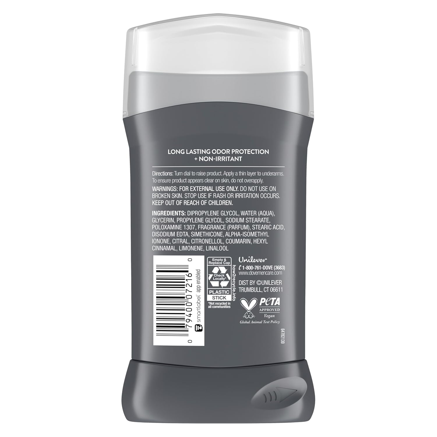 DOVE MEN + CARE Deodorant Stick for Men Clean Comfort 4 Count Aluminum Free
