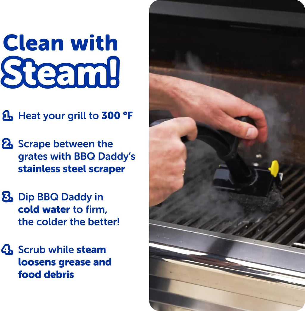 Scrub Daddy BBQ Daddy Grill Brush for Outdoor Grill - Bristle Free Grill