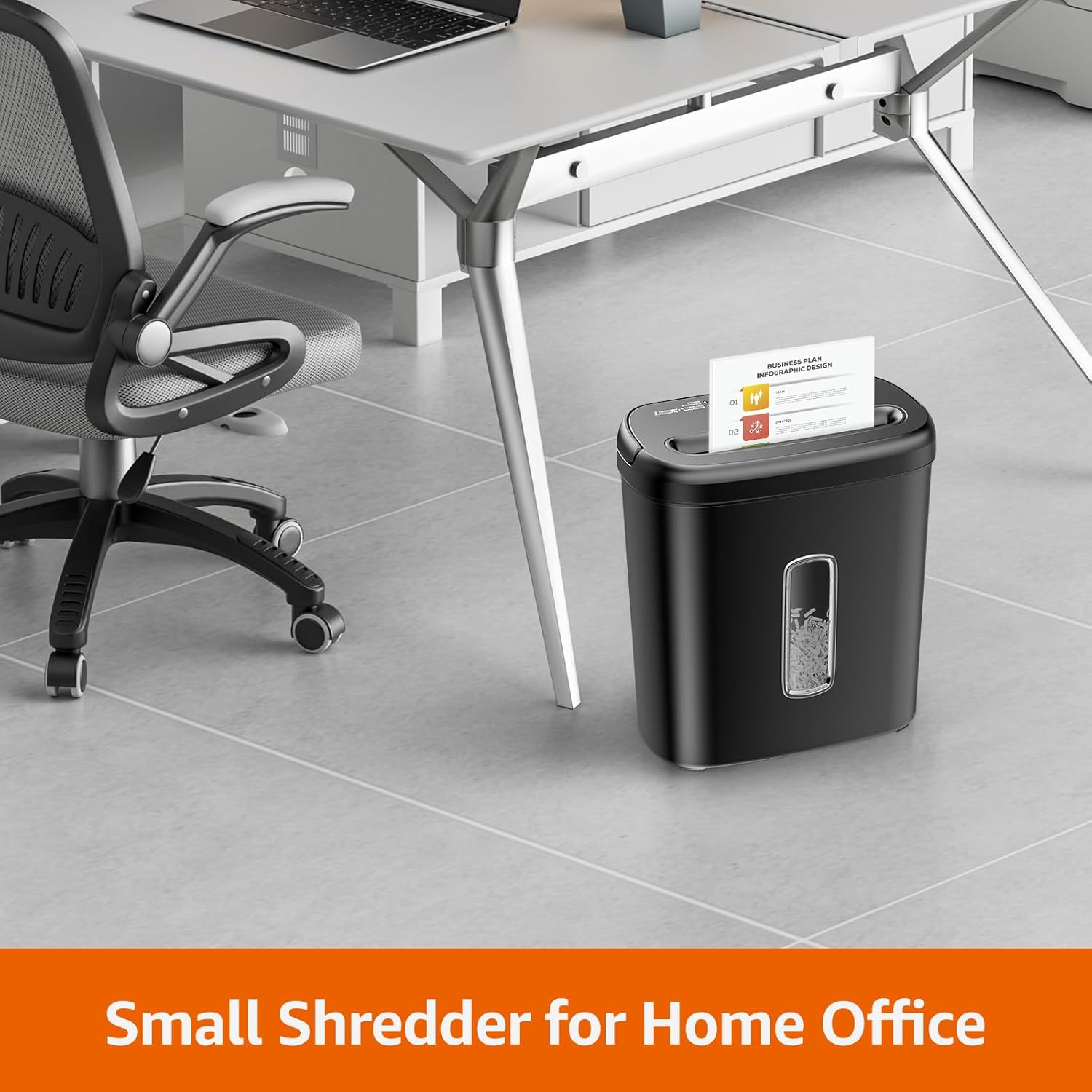 Amazon Basics 8-Sheet High Security Cross Cut Paper and Credit Card Shredder