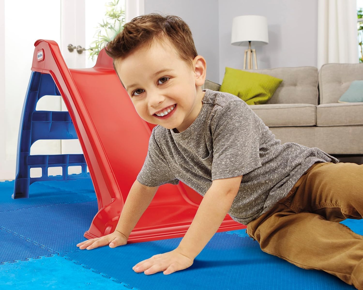 Little Tikes First Slide for Kids, Easy Set Up for Indoor Outdoor, Easy to