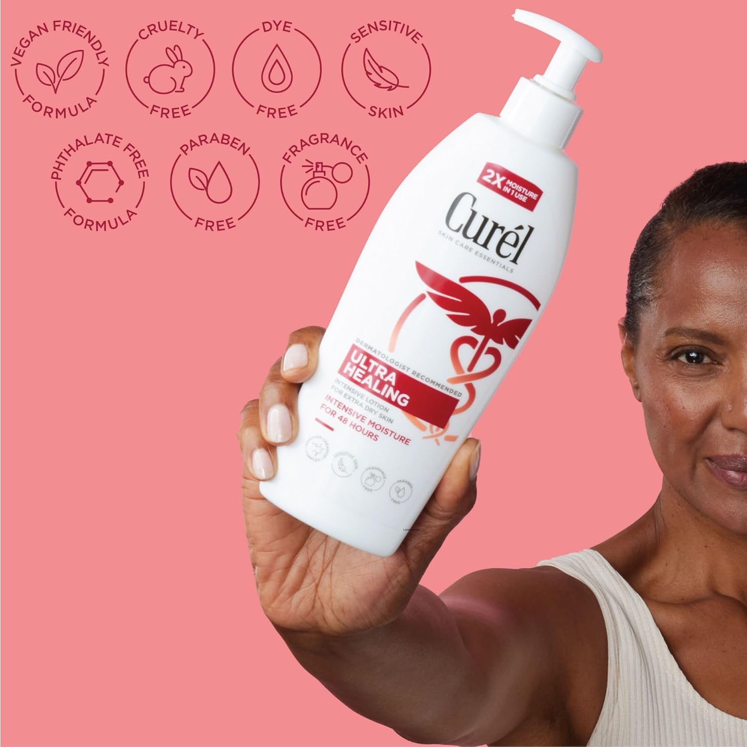 Curel Ultra Healing Intensive Fragrance-Free Lotion For Extra-Dry Skin