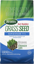 Scotts Turf Builder Grass Seed Sun and Shade Mix - Grass Seed Plus Lawn