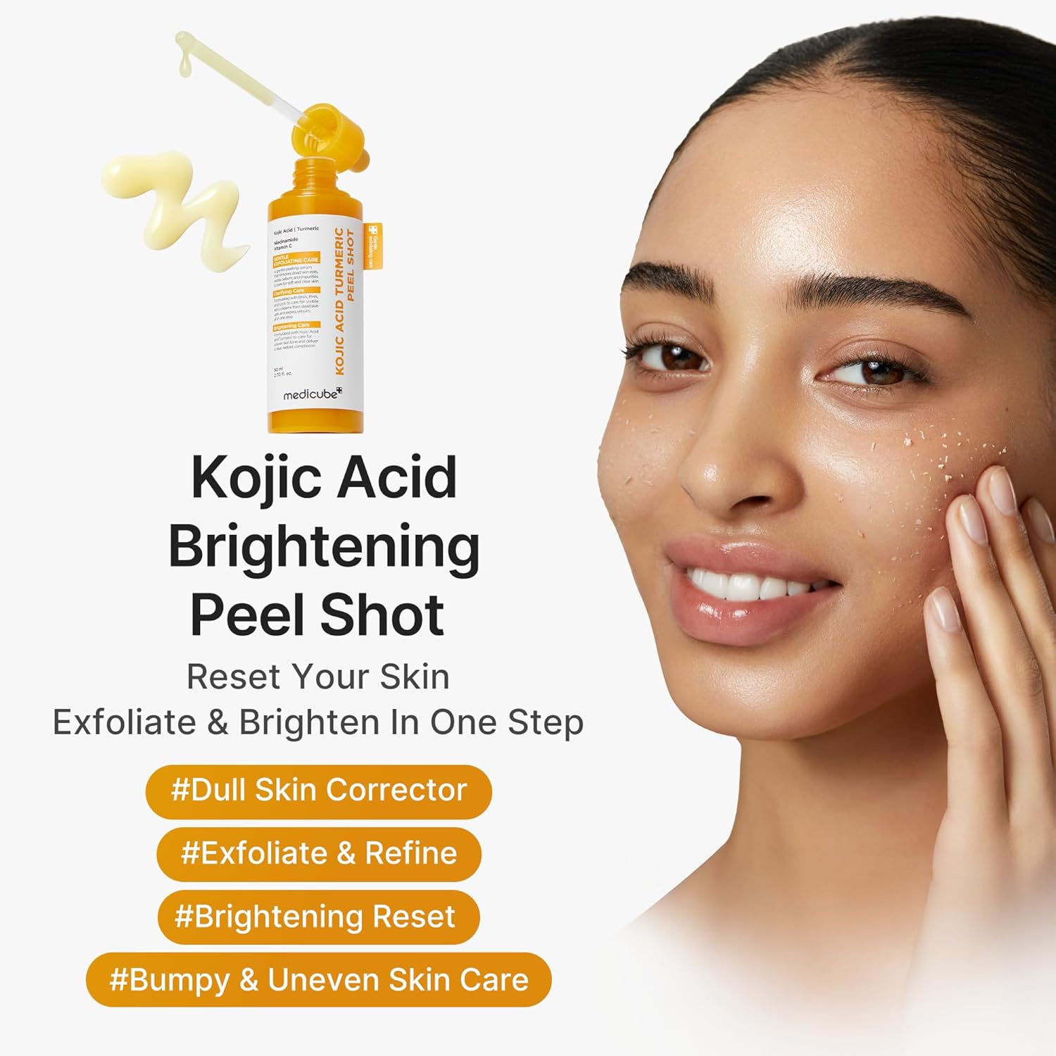 medicube Body Peel Shot with Kojic Acid and Turmeric