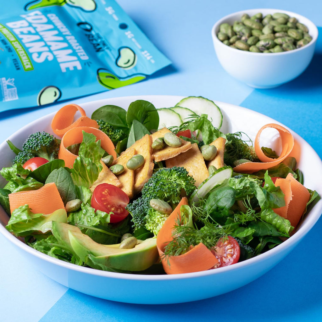 The Only Bean Crunchy Dry Roasted Edamame Snacks (Sea Salt), Healthy High
