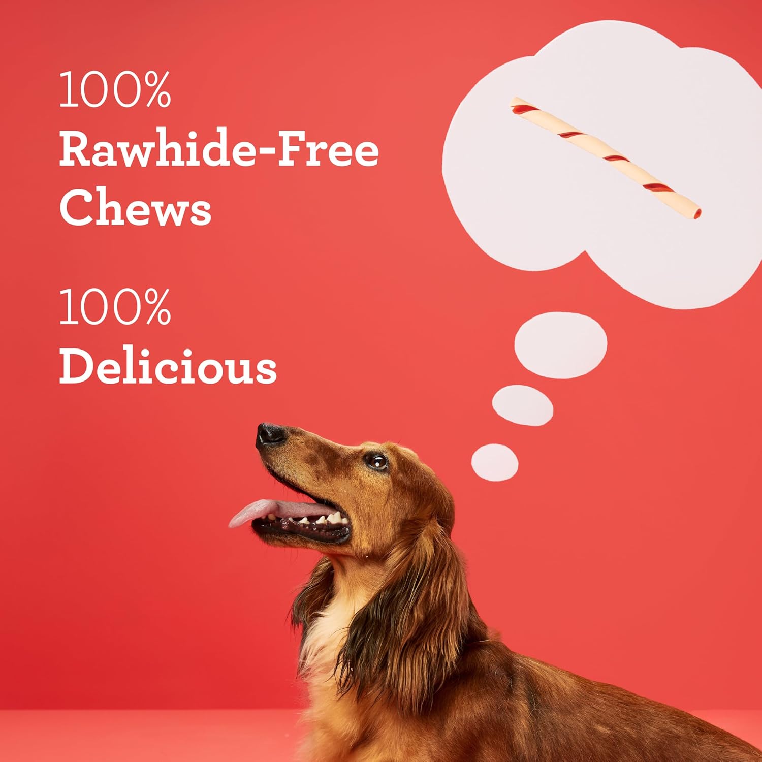 DreamBone Twist Sticks Chews for Dogs, 50 Count, Treat Your Dog to