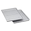 Nordic Ware Naturals 3 Piece Set - USA Made Aluminum Commercial Quality Sheet