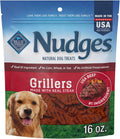 Blue Buffalo Nudges Grillers Natural Dog Treats, Made in the USA with Real